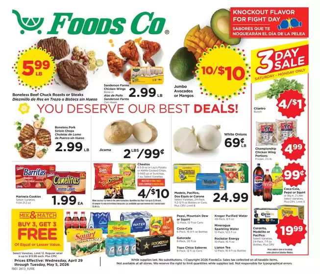 Foods Co catalogue in Fresno CA | Weekly Ad | 2026-04-29T00:00:00.000Z - 2026-05-05T00:00:00.000Z