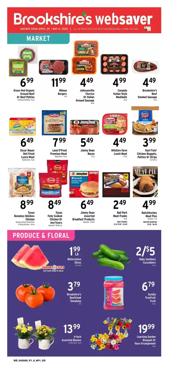 Brookshire's catalogue in Rowlett TX | Our best bargains | 2026-04-29T00:00:00.000Z - 2026-05-05T00:00:00.000Z