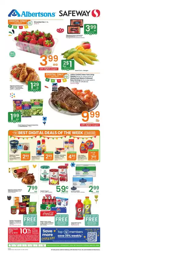 Albertsons catalogue | Offers for bargain hunters | 2026-04-29T00:00:00.000Z - 2026-05-05T00:00:00.000Z