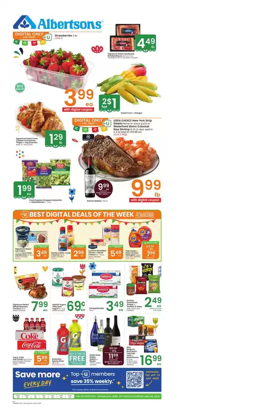Albertsons catalogue | Great discounts on selected products | 2026-04-29T00:00:00.000Z - 2026-05-05T00:00:00.000Z
