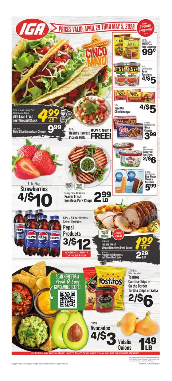 IGA catalogue in Hot Springs VA | Offers for bargain hunters | 2026-04-29T00:00:00.000Z - 2026-05-05T00:00:00.000Z