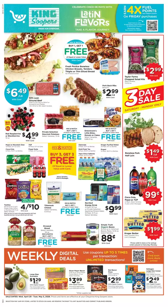 King Soopers catalogue | Current bargains and offers | 2026-04-29T00:00:00.000Z - 2026-05-05T00:00:00.000Z