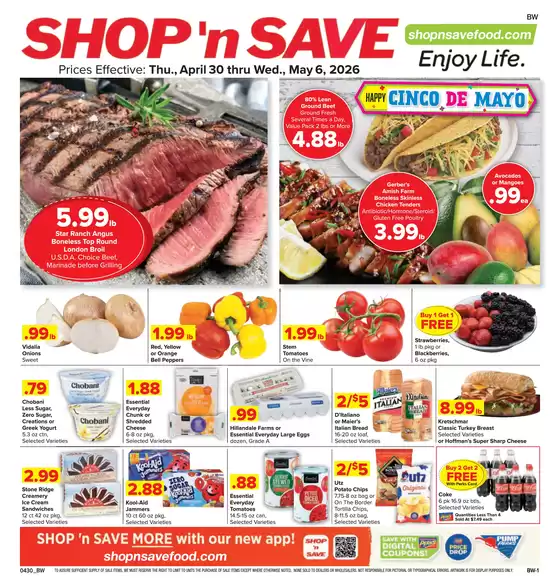 Shop 'n Save catalogue | Top offers for smart savers | 2026-04-30T00:00:00.000Z - 2026-05-06T00:00:00.000Z