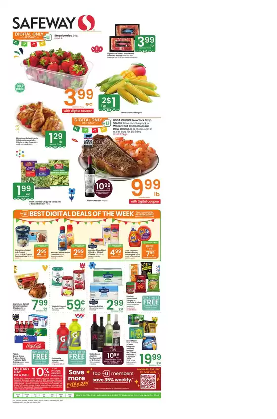 Safeway catalogue in Westminster CO | Wide range of offers | 2026-04-29T00:00:00.000Z - 2026-05-05T00:00:00.000Z