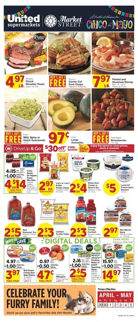 Market Street catalogue | Current bargains and offers | 2026-04-28T00:00:00.000Z - 2026-05-05T00:00:00.000Z