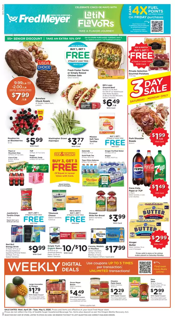 Fred Meyer catalogue | Current deals and offers | 2026-04-29T00:00:00.000Z - 2026-05-05T00:00:00.000Z