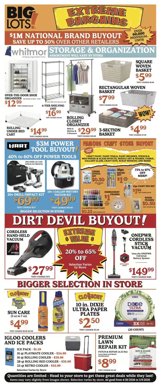 Big Lots catalogue | Big Lots weekly ad | 2026-04-26T00:00:00.000Z - 2026-05-09T00:00:00.000Z