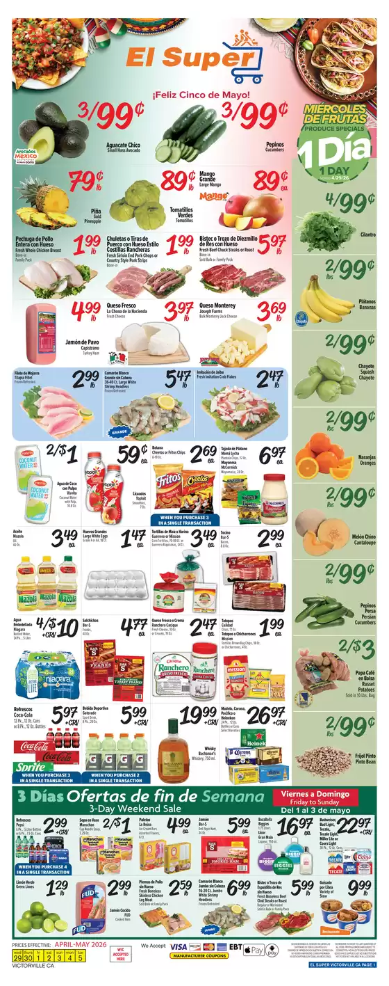 El Super catalogue in San Diego CA | Our best bargains | 2026-04-29T00:00:00.000Z - 2026-05-05T00:00:00.000Z