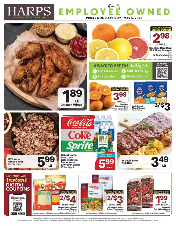 Harp's Market catalogue | Discounts and promotions | 2026-04-29T00:00:00.000Z - 2026-05-05T00:00:00.000Z