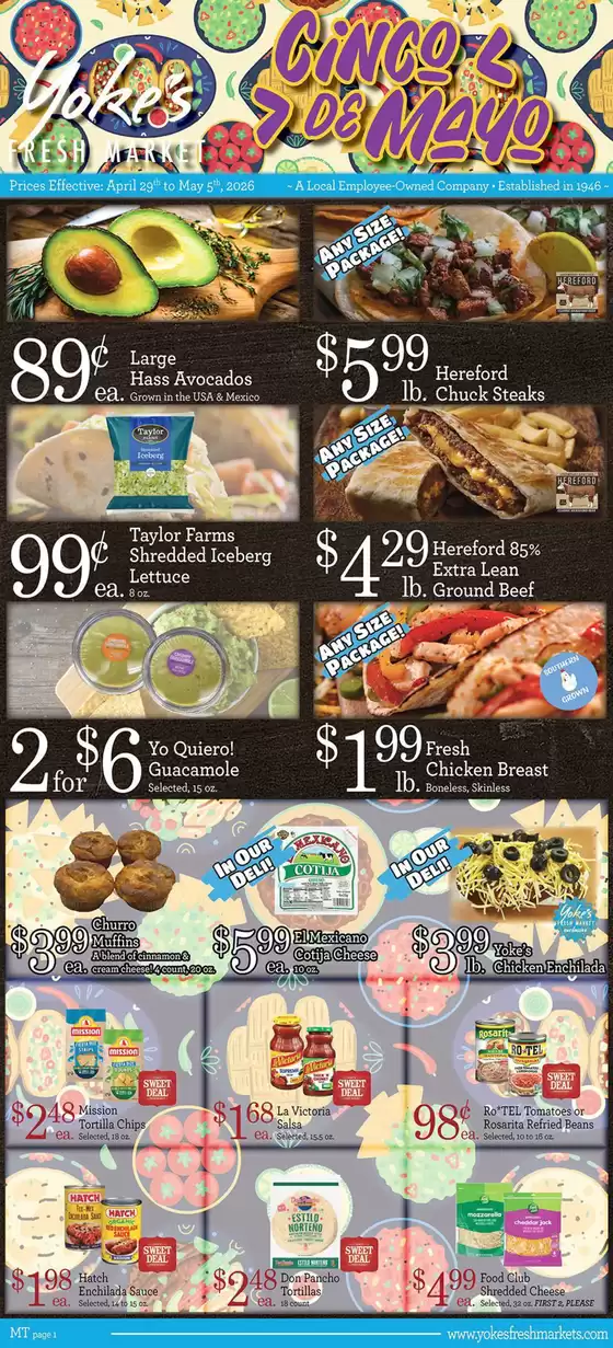 Yoke's Fresh Market  catalogue | Top offers for smart savers | 2026-04-29T00:00:00.000Z - 2026-05-05T00:00:00.000Z