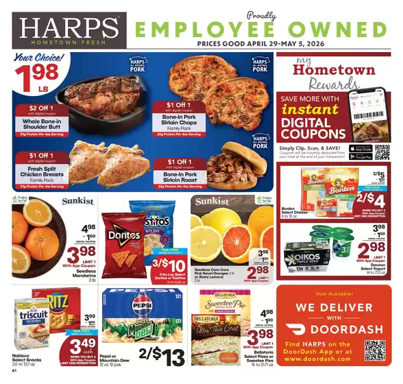 Harp's Market catalogue | Harp's Market weekly ad | 2026-04-29T00:00:00.000Z - 2026-05-05T00:00:00.000Z