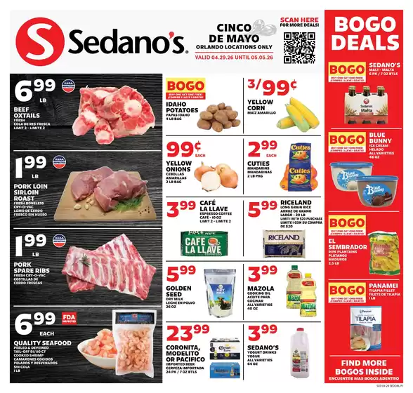 Sedano's catalogue in Orlando FL | Current deals and offers | 2026-04-29T00:00:00.000Z - 2026-05-05T00:00:00.000Z