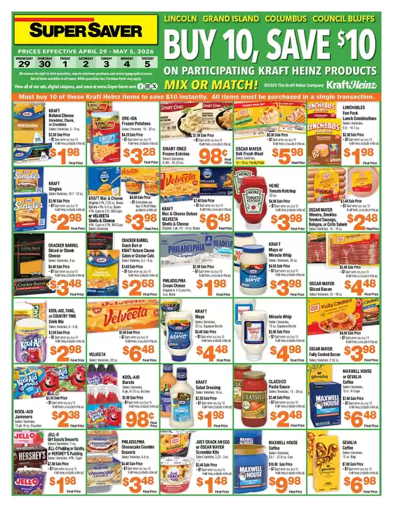 Super Saver catalogue | Exclusive deals for our customers | 2026-04-29T00:00:00.000Z - 2026-05-05T00:00:00.000Z