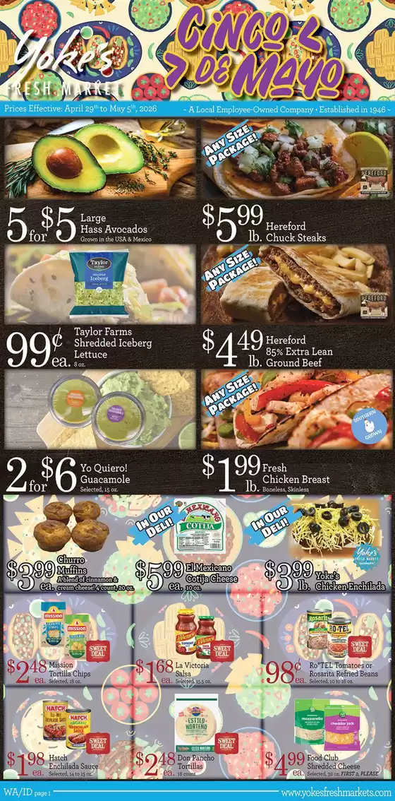 Yoke's Fresh Market  catalogue | Yoke's Fresh Market Weekly Ad | 2026-04-29T00:00:00.000Z - 2026-05-05T00:00:00.000Z