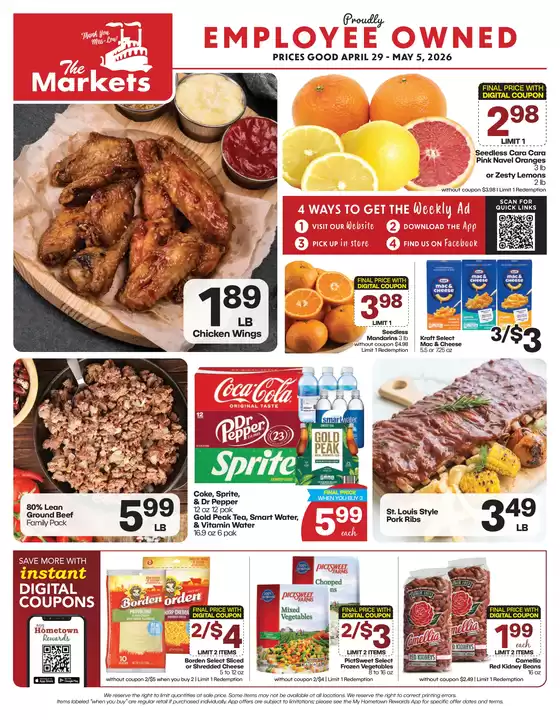 The Markets catalogue | The Markets weekly ad | 2026-04-29T00:00:00.000Z - 2026-05-05T00:00:00.000Z