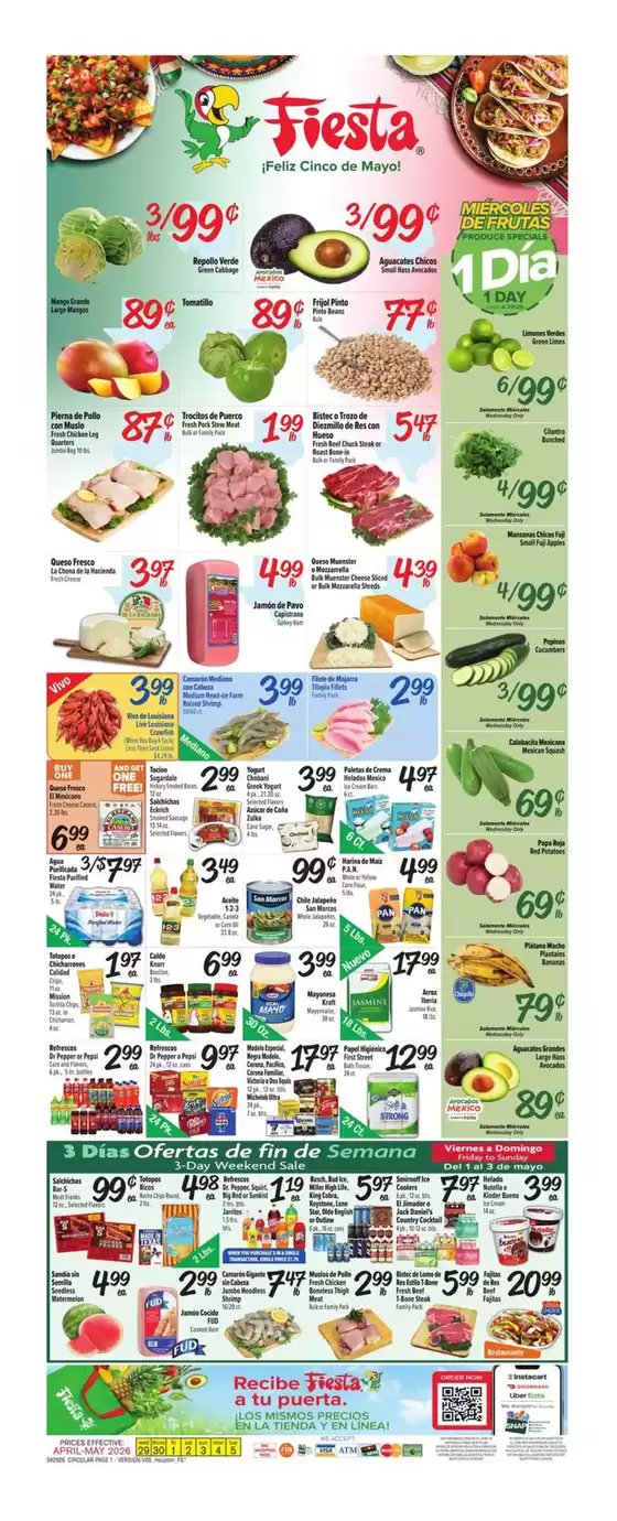 Fiesta Mart catalogue | Discover attractive offers | 2026-04-29T00:00:00.000Z - 2026-05-05T00:00:00.000Z