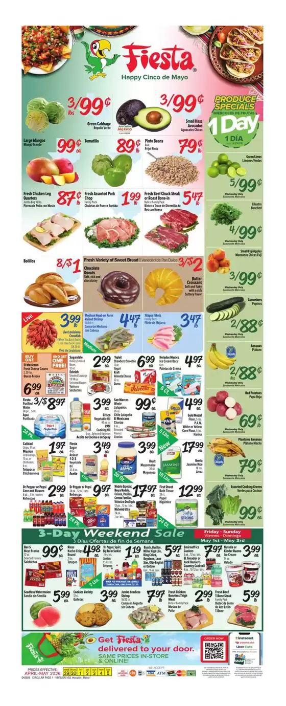 Fiesta Mart catalogue | Offers for bargain hunters | 2026-04-29T00:00:00.000Z - 2026-05-05T00:00:00.000Z