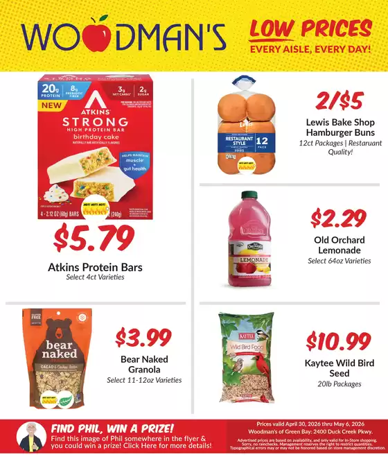 Woodman's catalogue | Top offers for all bargain hunters | 2026-04-30T00:00:00.000Z - 2026-05-06T00:00:00.000Z