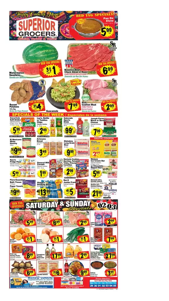 Superior Grocers catalogue | Weekly Specials | 2026-04-29T00:00:00.000Z - 2026-05-05T00:00:00.000Z