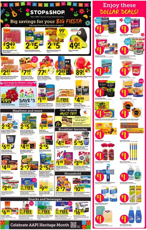 Stop&Shop catalogue in New York | Attractive special offers for everyone | 2026-05-01T00:00:00.000Z - 2026-05-07T00:00:00.000Z