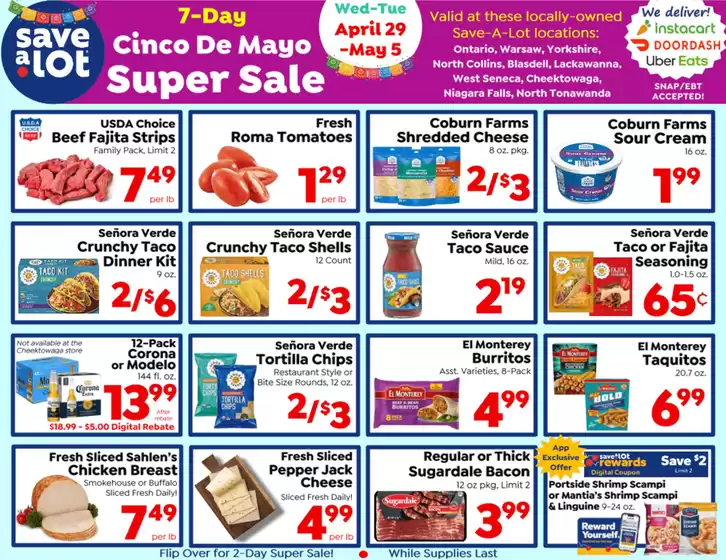 Save a Lot catalogue in Cheektowaga NY | Current deals and offers | 2026-04-29T00:00:00.000Z - 2026-05-05T00:00:00.000Z