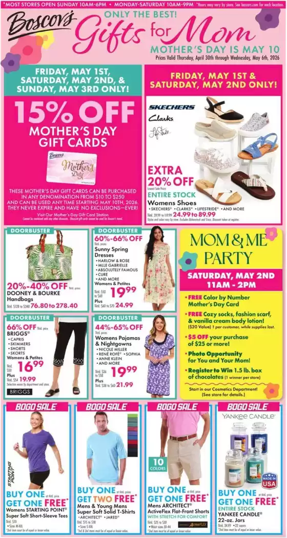 Boscov's catalogue | Discounts and promotions | 2026-04-30T00:00:00.000Z - 2026-05-06T00:00:00.000Z