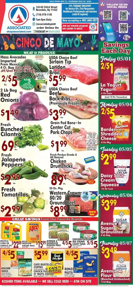 Associated catalogue | Current deals and offers | 2026-05-01T00:00:00.000Z - 2026-05-07T00:00:00.000Z