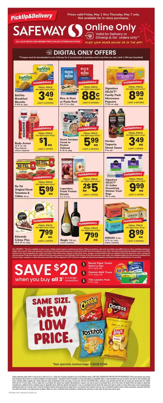 Safeway catalogue in Largo MD | Exclusive deals and bargains | 2026-05-01T00:00:00.000Z - 2026-05-07T00:00:00.000Z
