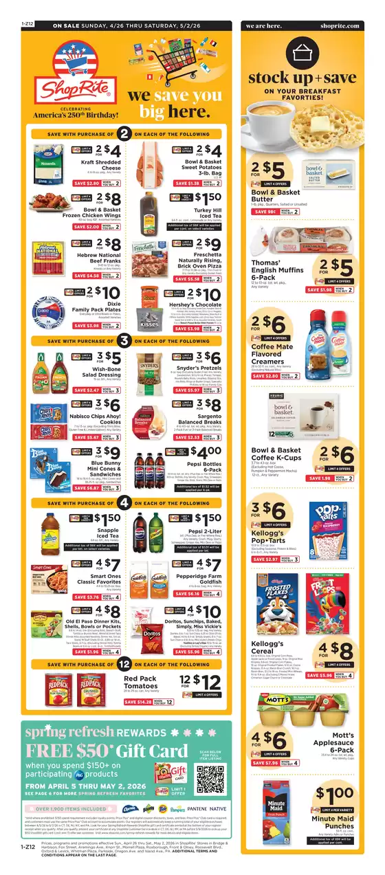ShopRite catalogue | Great offer for bargain hunters | 2026-04-23T00:00:00.000Z - 2026-05-02T00:00:00.000Z