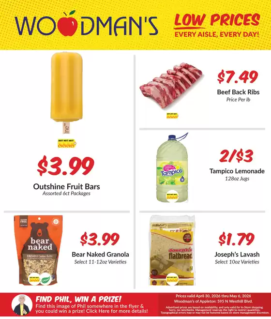 Woodman's catalogue | Discounts and promotions | 2026-04-30T00:00:00.000Z - 2026-05-06T00:00:00.000Z