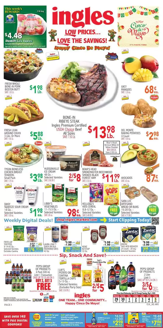 Ingles Markets catalogue | Discounts and promotions | 2026-04-29T00:00:00.000Z - 2026-05-05T00:00:00.000Z