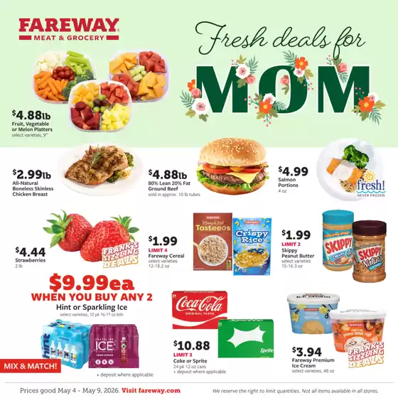 Fareway catalogue | Exclusive deals for our customers | 2026-05-04T00:00:00.000Z - 2026-05-09T00:00:00.000Z