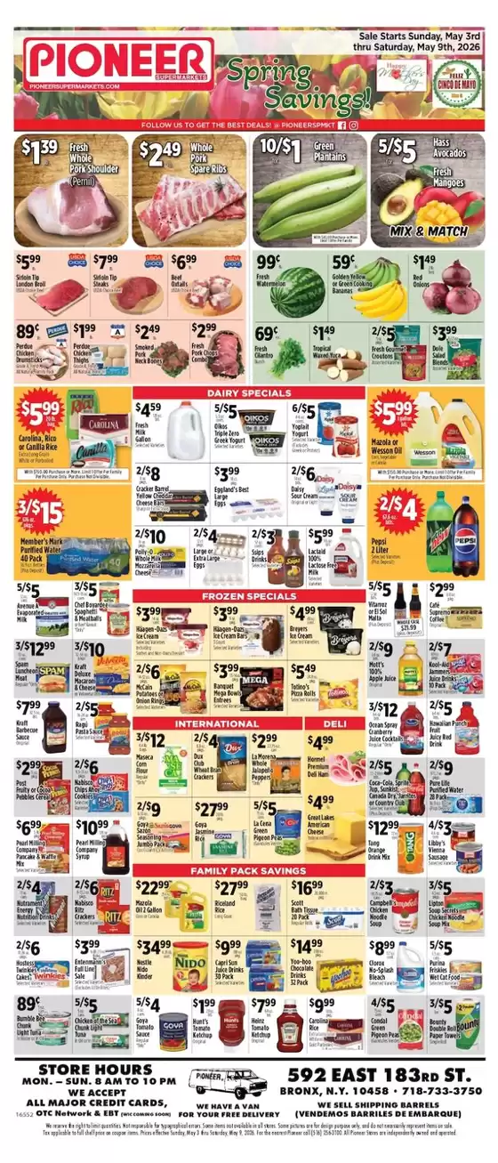 Pioneer Supermarkets catalogue | Exclusive deals for our customers | 2026-05-03T00:00:00.000Z - 2026-05-09T00:00:00.000Z