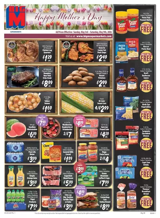 BigM Supermarkets catalogue | Current special promotions | 2026-05-03T00:00:00.000Z - 2026-05-09T00:00:00.000Z