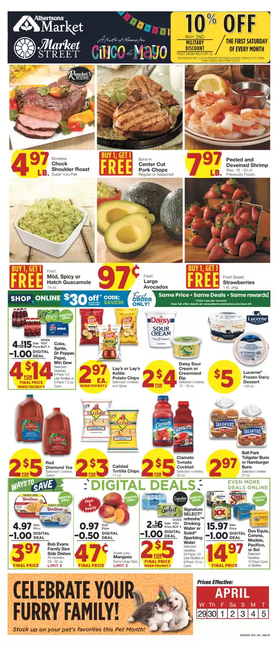 Market Street catalogue | Great offer for all customers | 2026-04-28T00:00:00.000Z - 2026-05-05T00:00:00.000Z
