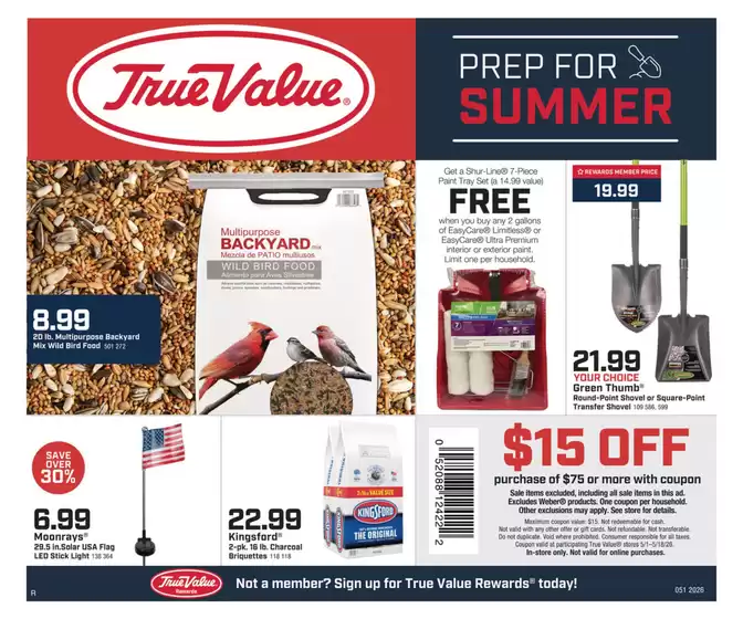 True Value catalogue | Discover attractive offers | 2026-05-01T00:00:00.000Z - 2026-05-18T00:00:00.000Z