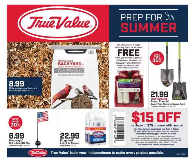 True Value catalogue | Wide range of offers | 2026-05-01T00:00:00.000Z - 2026-05-18T00:00:00.000Z