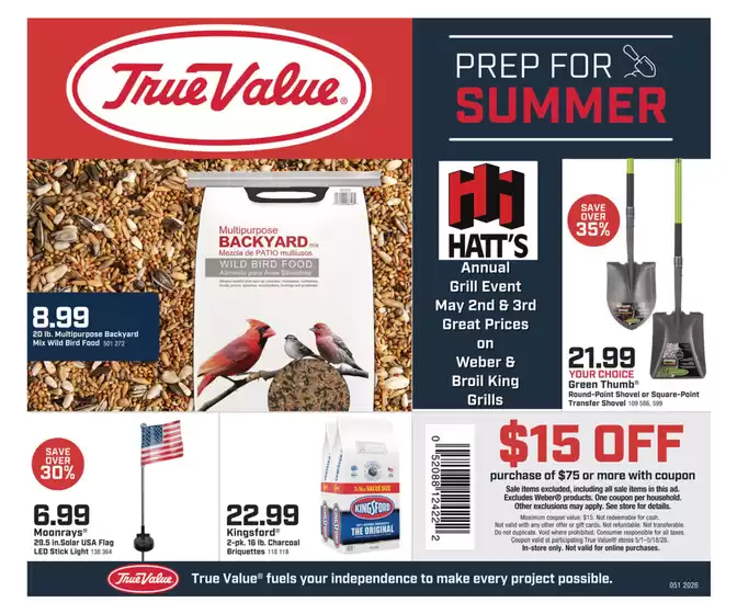 True Value catalogue | Discounts and promotions | 2026-05-01T00:00:00.000Z - 2026-05-18T00:00:00.000Z