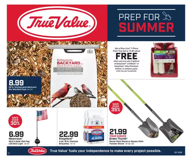 True Value catalogue | Exclusive deals for our customers | 2026-05-01T00:00:00.000Z - 2026-05-18T00:00:00.000Z