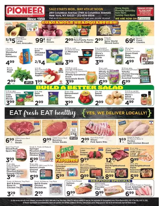 Pioneer Supermarkets catalogue in Teaneck NJ | Pioneer Supermarkets weekly ad | 2026-05-04T00:00:00.000Z - 2026-05-10T00:00:00.000Z