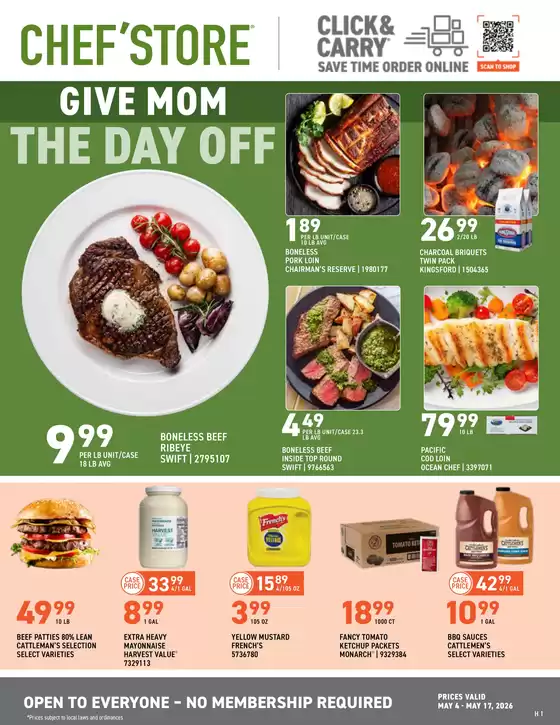 Chef'Store catalogue | Current special promotions | 2026-05-04T00:00:00.000Z - 2026-05-17T00:00:00.000Z