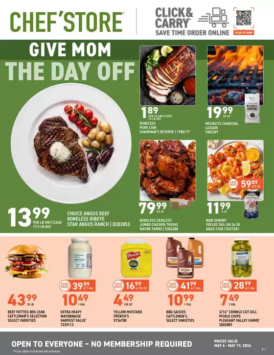 Chef'Store catalogue | Exclusive deals and bargains | 2026-05-04T00:00:00.000Z - 2026-05-17T00:00:00.000Z