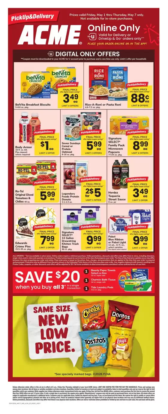 ACME catalogue in Bronxville NY | Acme Markets - SP | 2026-05-01T00:00:00.000Z - 2026-05-07T00:00:00.000Z
