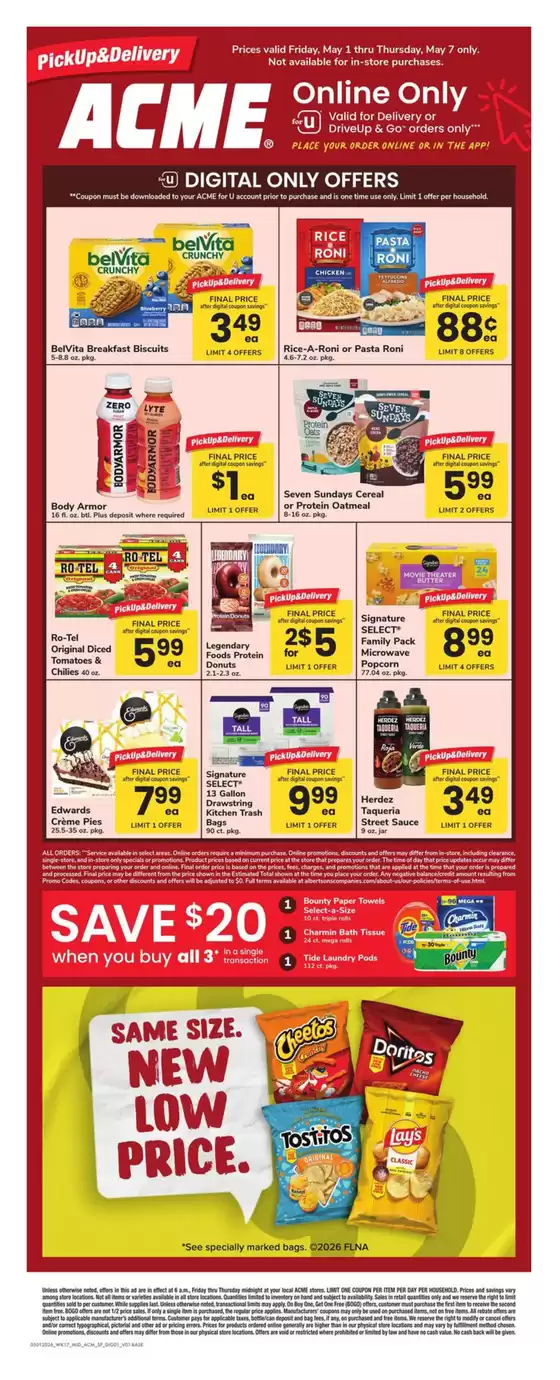 ACME catalogue in Brooklawn NJ | Acme Markets - SP | 2026-05-01T00:00:00.000Z - 2026-05-07T00:00:00.000Z