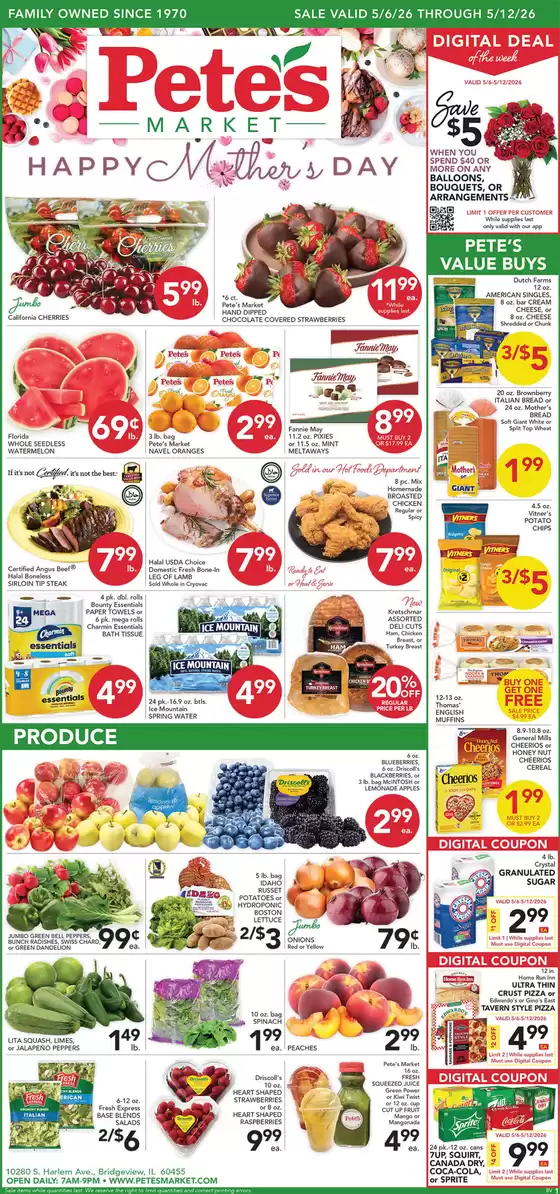 Pete's Fresh Market catalogue | Exclusive deals and bargains | 2026-05-06T00:00:00.000Z - 2026-05-12T00:00:00.000Z