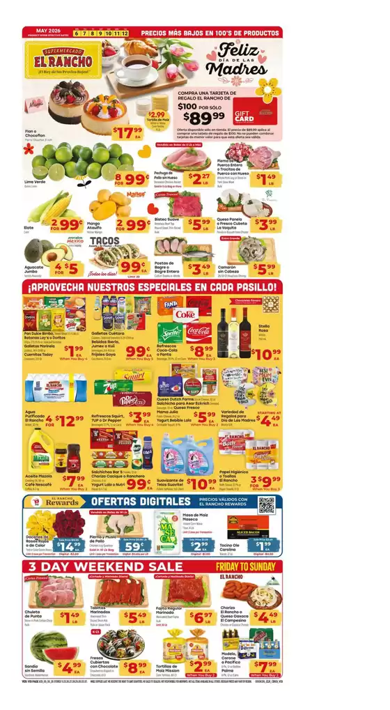 Supermercado El Rancho catalogue in North Richland Hills TX | Weekly Ad | 2026-05-06T00:00:00.000Z - 2026-05-12T00:00:00.000Z