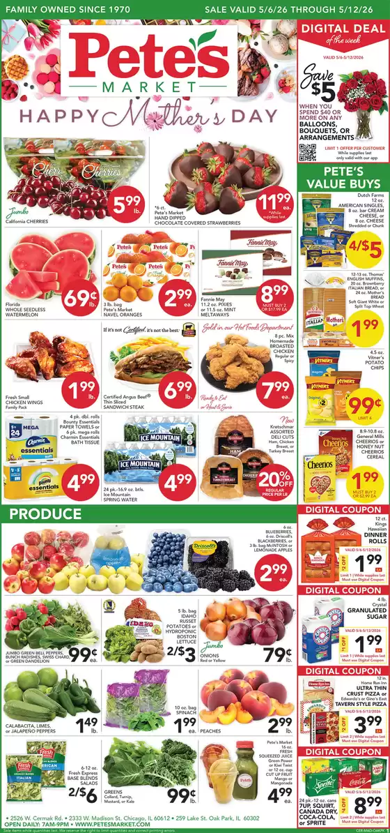 Pete's Fresh Market catalogue | Our best bargains | 2026-05-06T00:00:00.000Z - 2026-05-12T00:00:00.000Z