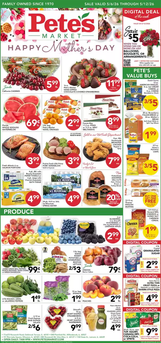 Pete's Fresh Market catalogue | New offers to discover | 2026-05-06T00:00:00.000Z - 2026-05-12T00:00:00.000Z