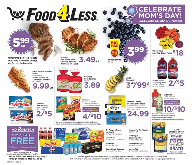 Food 4 Less catalogue | Exclusive bargains | 2026-05-06T00:00:00.000Z - 2026-05-12T00:00:00.000Z