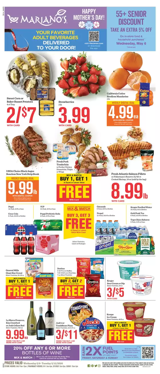 Mariano's catalogue in Hillside IL | Weekly Ad | 2026-05-06T00:00:00.000Z - 2026-05-12T00:00:00.000Z